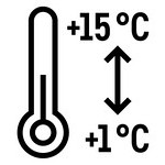 Диапазон температуры +1/+15 °C